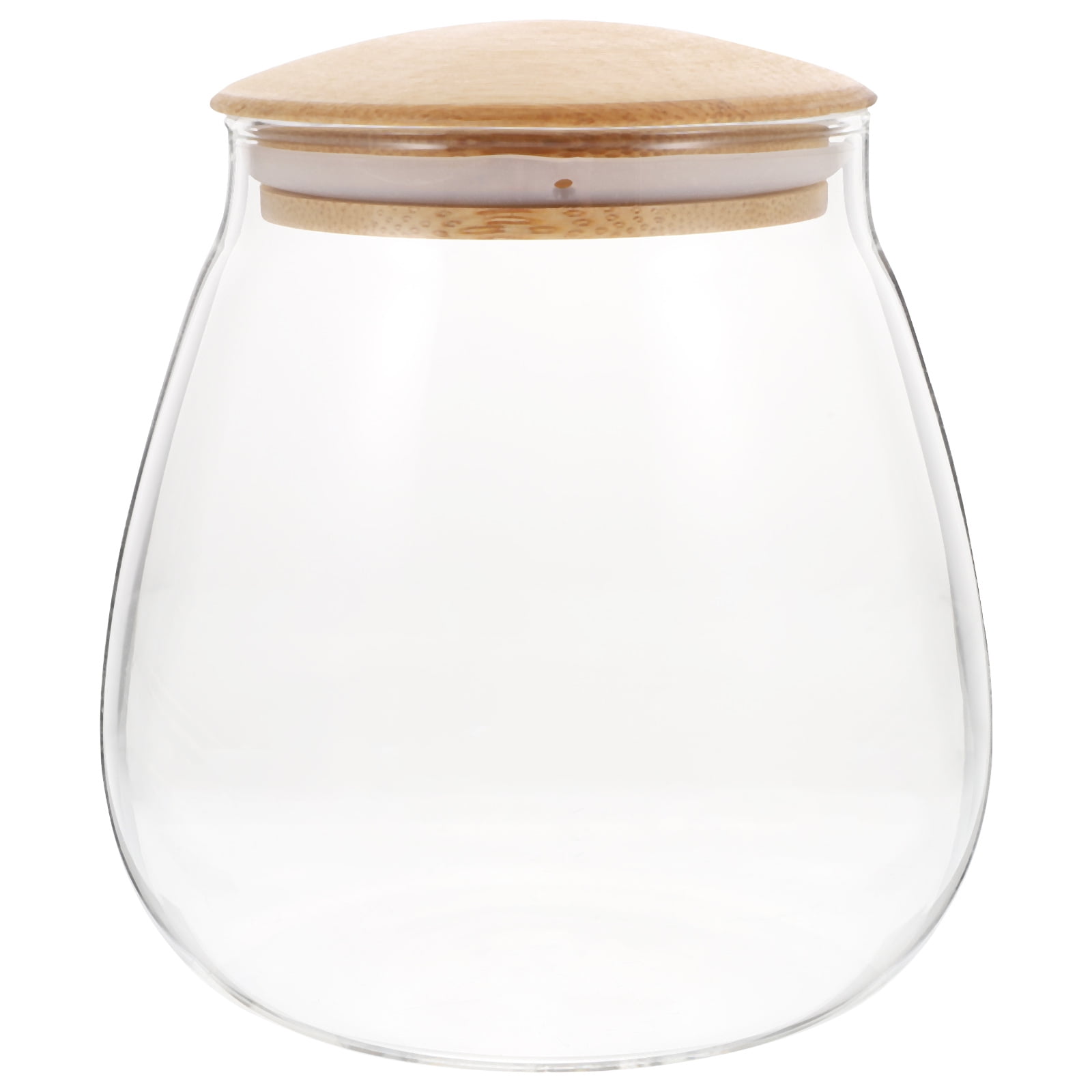 NUOLUX Jar Glass Coffee Bean Cork Lid Sealed Jars Cofee Terrarium Lids ...