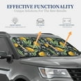thumbnail image 4 of Gaeub Hand Drawn Citrus Fruits Elegant Lemons Foldable Auto Sun Blocker Visor, Sunshade for Car Front Window, Keeps Your Vehicle Cool - Small, 4 of 7