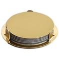 thumbnail image 1 of Miangastore Drinking Coasters Stainless Steel 6Pcs 3.3In Mirror Finish, 1 of 8