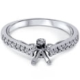 thumbnail image 2 of Pompeii 1/6ct Diamond Engagement Setting 14K White Gold (G/H,SI1-SI2), 2 of 3