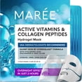 thumbnail image 1 of Mascarilla facial MAREE Hydrogel Colágeno con ácido hialurónico, paquete de 4, 1 of 8