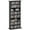 Noir, variante sur HOMCOM Armoire de Rangement Multimédia Étagère à DVD à 8 Niveaux avec Tablettes Ajustables Blanc