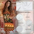 thumbnail image 5 of FKELYI Button Down Nightgowns Women Soft Sleepwear Dress American Tribal Sunflower Hummingbird Print Nightshirt Dress Pajama Dress Nightwear Breathable Short Sleeve Dress for Summer, XS, 5 of 6