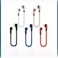 thumbnail image 1 of Conector USB de ángulo recto tipo C de doble codo para línea de datos de 8 pines Cable de carga rápida trenzado de Apple Cable de carga de tesoro Línea corta, 1 of 5