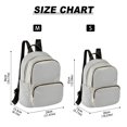 thumbnail image 3 of JIALIOU Mini Backpack Purse for Women Quilted Casual Daypack Small Travel Shoulder Bag, Gray, 3 of 7