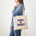 thumbnail image 3 of CafePress - Cake Please Tote Bag - Unisex Canvas Tote Bag, Beige, 1-Piece, 3 of 6