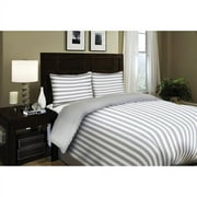 Club Stripe 250-Thread Count Duvet Bedding Set