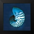 thumbnail image 2 of Schlabach, Sue 15x15 Black Modern Framed Museum Art Print Titled - Cyanotype Sea I, 2 of 5