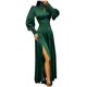 thumbnail image 1 of Vestidos Para Mujer Moda Casual Cintura Cortada Color Sólido Corte de Hendidura Costura Manga Larga Vestido Que Combina Con Todo Odeerbi ODB129338, 1 of 9