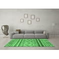 thumbnail image 3 of Ahgly Company Indoor Rectangle Southwestern Emerald Green Country Area Rugs, 2' x 4', 3 of 4