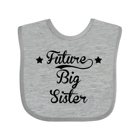 

Inktastic Future Big Sister Gift Baby Girl Bib