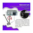 thumbnail image 4 of replacement safe lock kit with keypad and solenoid lock, 4 of 5