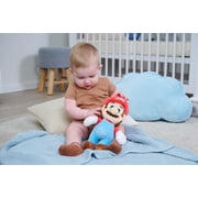 My Mario Baby Plush Toy for Infants – Soft 10-Inch Mario Cuddly Toy for Babies & Toddlers, Fully Embroidered, First Snuggle Buddy by Simba Toys