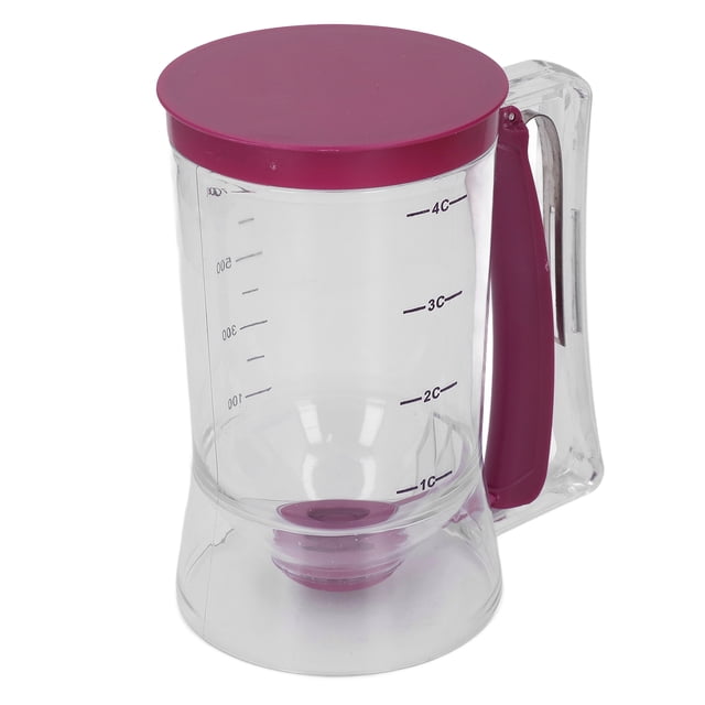 Pancake Batter Separator, Plastic Material Fast and Efficient 900ml Kitchen Batter Dispenser for Cake Making