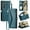 Blue, variant on Wallet Crossbody Case for Samsung Galaxy A24 4g Rfid Blocking Card Holder Zipper Bills Slot Wallet Case for Women