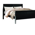 thumbnail image 4 of Wooden Twin Size Bed with Panel Design Sleigh Headboard and FootboardBrown - Saltoro Sherpi, 4 of 5