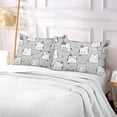 thumbnail image 7 of Coolnut Cute Cat Kitty Plush Pillowcase, Luxury Soft King Pillow Case for Hair and Skin, Standard Size Pillow Covers with Zipper Closure, 20x40in #1005 Home Decor Gifts, 7 of 7