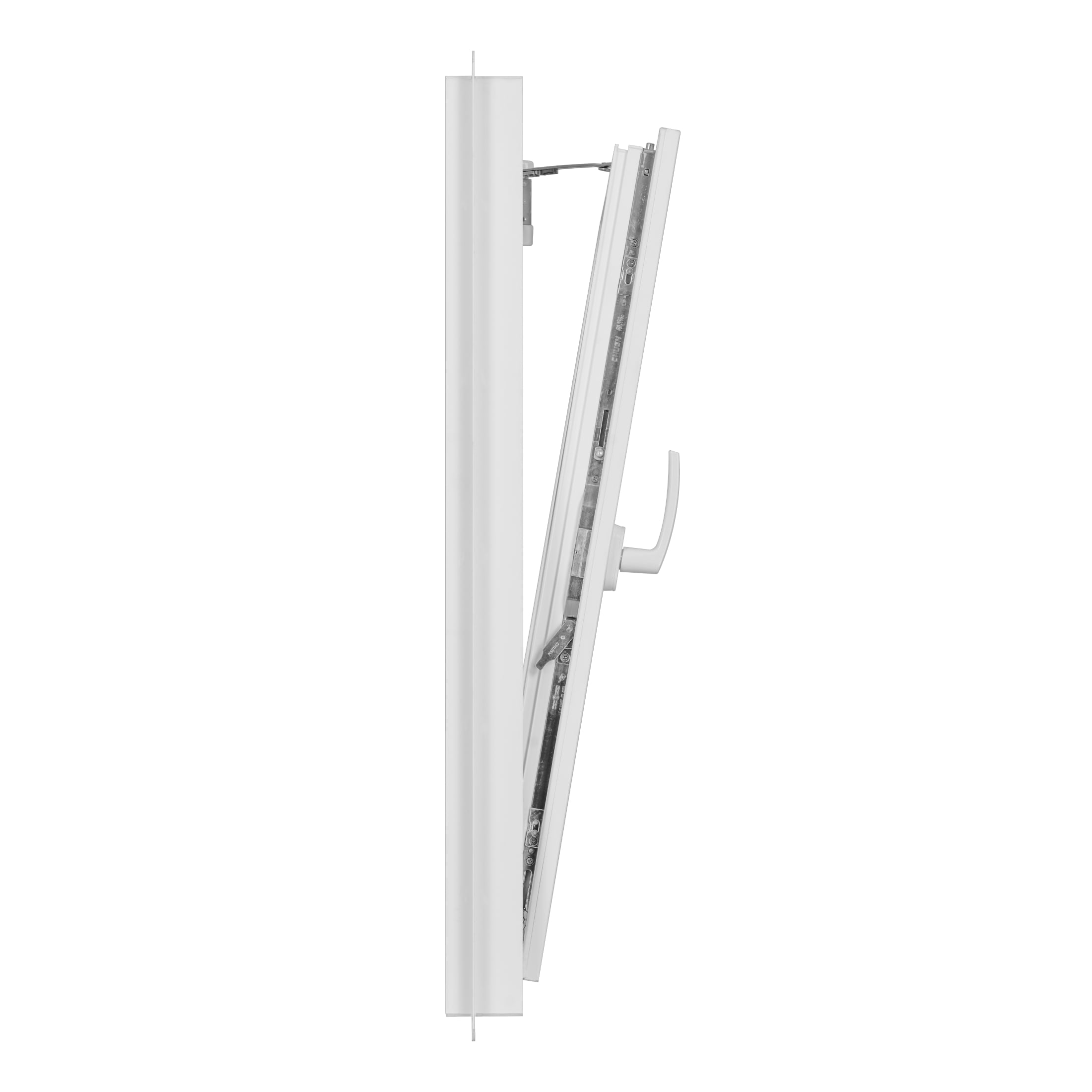 24 in. x 36 in. White Vinyl Double-Pane LowE3 Insulated Tilt & Turn European Window