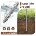 thumbnail image 3 of Soil Probe Rod 46Inch Long Stainless Steel Ground Probe Rod for Locating Septic Tanks,Silver FENHRTVM, 3 of 5