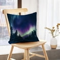 thumbnail image 5 of LALILO Throw Pillow Covers Colorful Polar Arctic Northern Lights Cushion Cover 18" x 18", 2 Pack, 5 of 6
