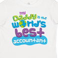 thumbnail image 4 of Inktastic My Daddy is the Worlds Best Accountant Boys or Girls Toddler T-Shirt, 4 of 5