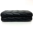 thumbnail image 6 of Pre-Owned BOTTEGA VENETA 592678 Intrecciato CompactWallet Trifold wallet Black... (Good), 6 of 15