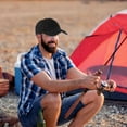 thumbnail image 4 of WRITWAA 1Pc Adjustable Black Cotton Baseball Hat LED Lighting for Outdoor Night Activity, 4 of 6
