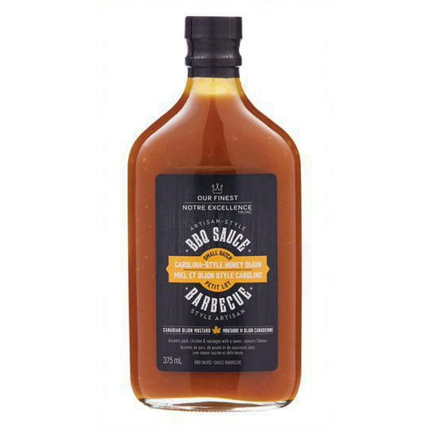 Our Finest Artisan Style Carolina Honey Dijon BBQ Sauce 6 X 375 ML, 375