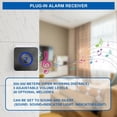 thumbnail image 3 of Yeacher Solar Driveway Alarm 984ft Long Range Wireless Driveway Alarm IP60 Weather Resistant Infrared Motion, 3 of 8