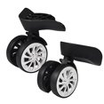 thumbnail image 1 of Roues de Remplacement pour Bagages, 2 Pcs Roues de Valise Durables Pivotantes avec Vis pour Réparation, 1 of 2