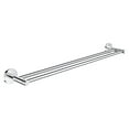 thumbnail image 2 of Grohe 40802001 Barre de Porte-Serviettes Double Essentiel&44; Chrome Starlight, 2 of 5