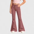 thumbnail image 5 of Tiijoy Girls Stylish Leopard Print Flared Pants Casual Slim Fit Pants, Size 5-16, 5 of 5