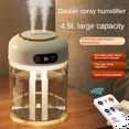 thumbnail image 3 of USB Humidifier Diffuser Essential Oil Diffuser with Atmosphere Light 4500Ml Cool Mist Humidifier for Spa Home Office, 3 of 7