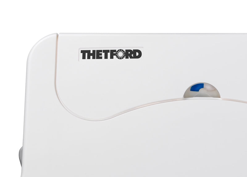 Thetford 565E Porta Potti Portable Battery Powered Flush Travel Toilet, White