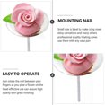 thumbnail image 3 of 4 Pcs Stainless Steel Cake Flower Decorating Nails Baking Tools Cupcake Decor Supplies Sugar Paste Petal Molds Wedding Party, 3 of 5