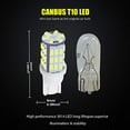 thumbnail image 3 of 20pcs Super Bright RV Trailer 921 194 T10 3014 42-SMD 12V Car Backup Reverse LED Bulbs Width LED Lights 6000K Xenon White.(Xenon White), 3 of 7