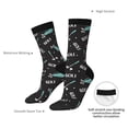 thumbnail image 6 of Honeii Golf Bags And Balls Print Adult Socks,Crew Socks,Casual Calf Socks,Daily Wear Socks for Men & Women, Perfect for Sports, Casual and Everyday Use, 6 of 6