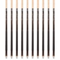 thumbnail image 2 of Lot de 10 Queues de Billard ASKA L2 Fumée, Arbre Érable Canadien de 58 Pouces, Embout Rigide de 13 mm, Poids Mixtes, 2 of 6