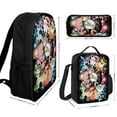 thumbnail image 2 of Eeveel_ution Anime Print School Bag 3 Pcs Set, Backpack, Lunch Bag, Pencil Storage Bag, 2 of 8