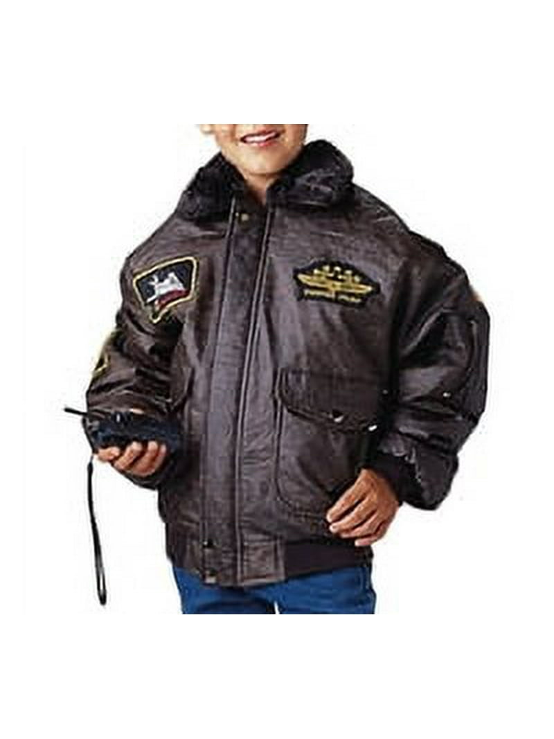 Rothco 8609 Men Kids WWII Aviator Flight Jacket, Brown - Medium