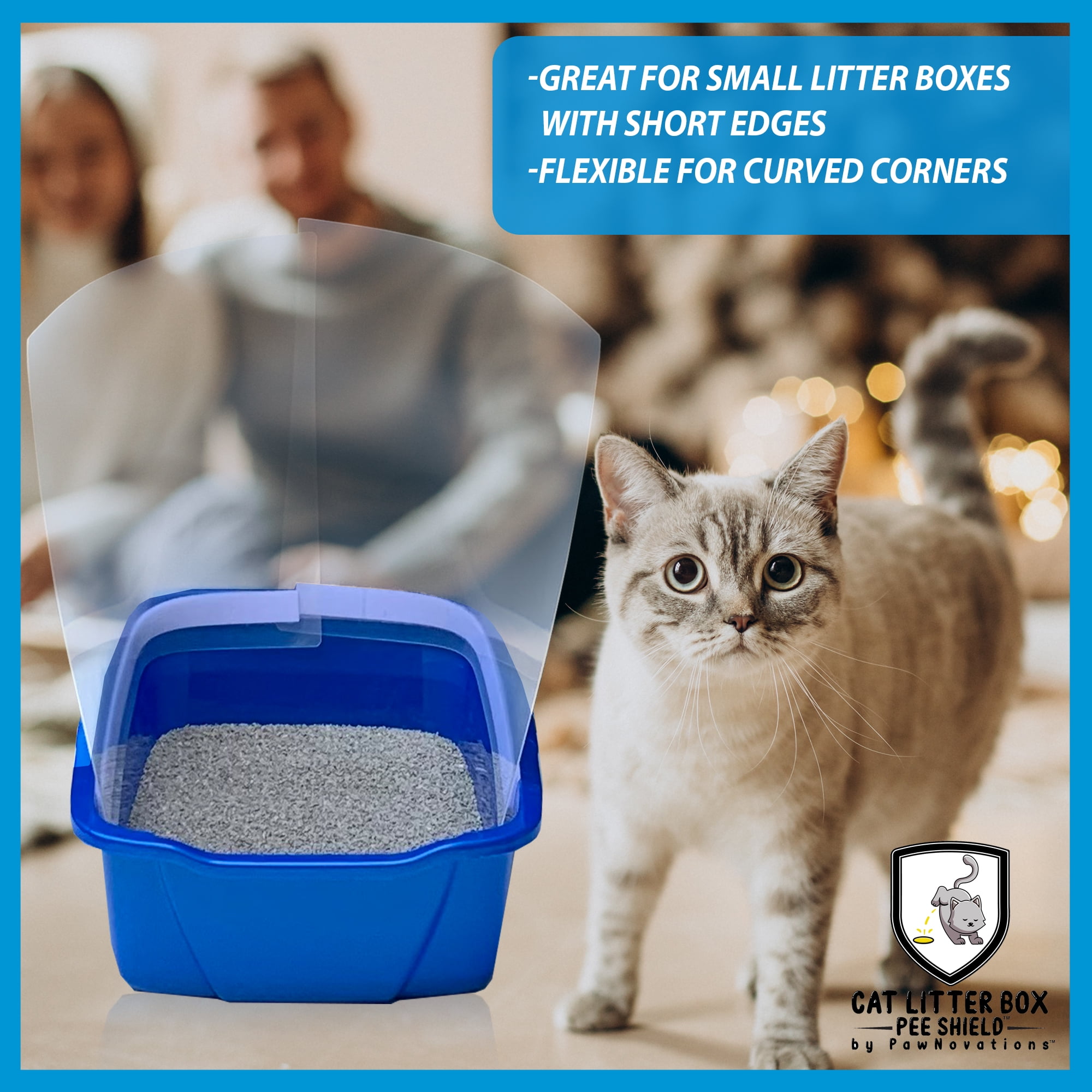 Cat Litter Box Pee Shields 3 Pack Litter Box Not Included Walmart