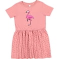 thumbnail image 3 of Inktastic Ladylike Flamingo Girls Toddler Dress, 3 of 5