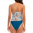 thumbnail image 5 of Aayomet Womens Tankini Bathing Suits Printed Conservative Swimwear (Blue, XL), 5 of 5