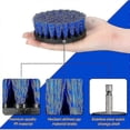 thumbnail image 2 of 4-Piece Electric Drill Cleaning Brush Set - Scrubber for Drill (Drill Not Included) - Blue, 2 of 4
