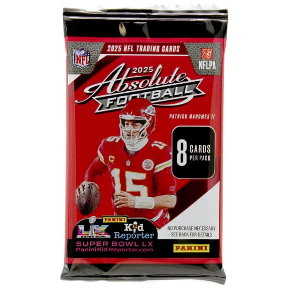 NFL Panini 2025 Absolute Football Trading Card BLASTER Pack [8 Cards]