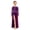 Purple, variant on Big Girls Ballet Skirted Leotard Color Block Leotard Dress Lyrical Modern Dancewear Contemporary Dance Wear Purple 10