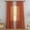 Burnt Orange-52"W x 132"L (Pack of 2), variant on Linen Curtain Panels 52"W x 144"L (Pack of 2) For Tall Floor Ceiling Windows