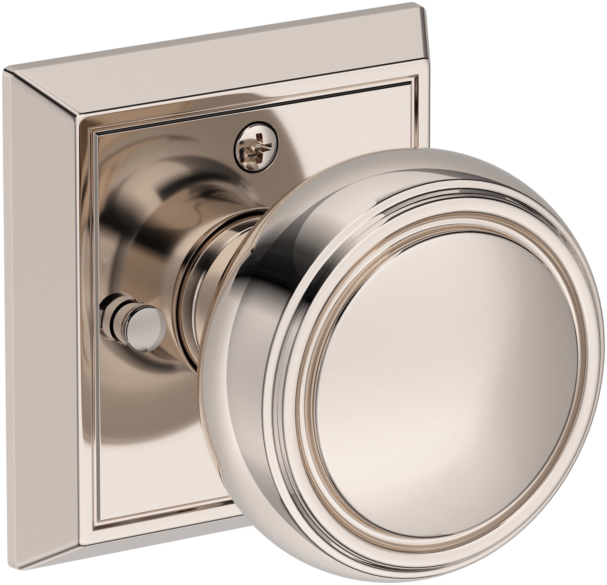 Baldwin PVBRECHR112 Bremerton Privacy Door Knob Set - Bronze