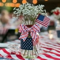 thumbnail image 4 of Red White & Stripes Ribbon 5 Yards 1.5 inch Wide Ribbon Usa 250Th Anniversary Wired Ribbon for Crafts Wrapping Wreath Bows Patriotic 4th of July Ribbons for Memorial Day Home Party Decoration, 4 of 8