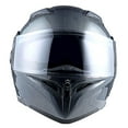 thumbnail image 3 of 1Storm Adult Motorcycle Modular Flip up Street Bike Full Face Dual Visor Helmet HB-B89CLS Carbon Fiber Black, 3 of 5